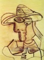 Busto con sombrero 1971 cubismo Pablo Picasso